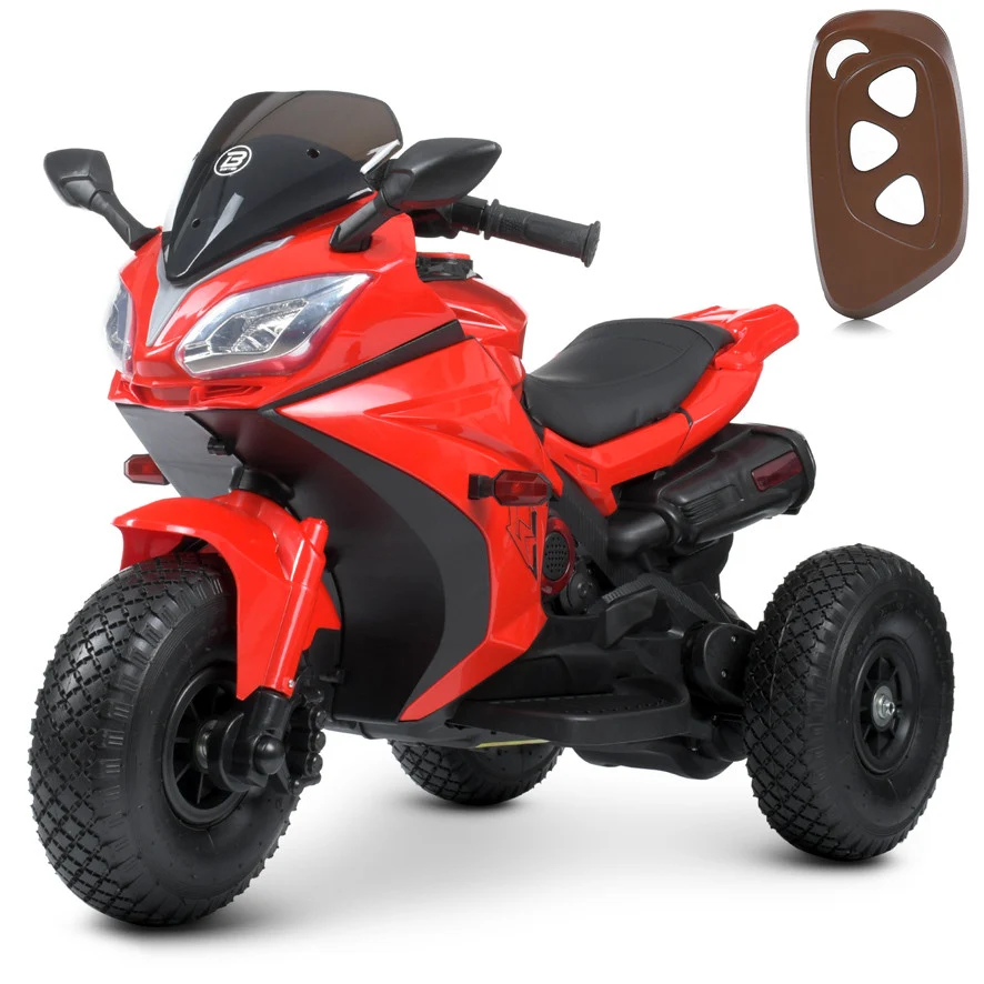 Дитячий електромотоцикл Bambi Racer M 4840ALR 97x45x66 см пластик 12,6 кг до 30 кг