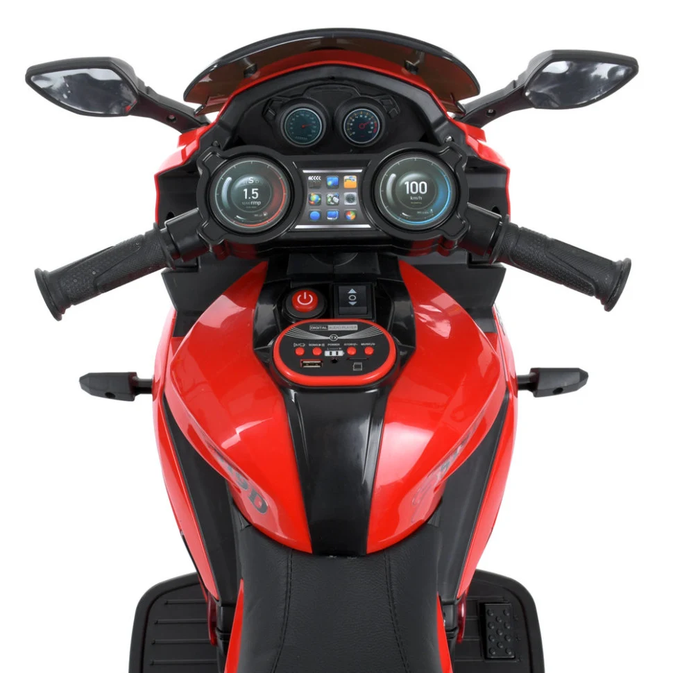 Дитячий електромотоцикл Bambi Racer M 4840ALR 97x45x66 см пластик 12,6 кг до 30 кг