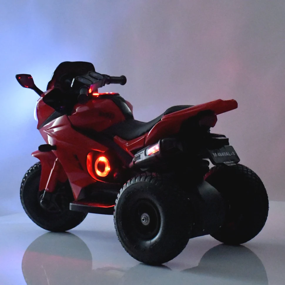 Дитячий електромотоцикл Bambi Racer M 4840ALR 97x45x66 см пластик 12,6 кг до 30 кг