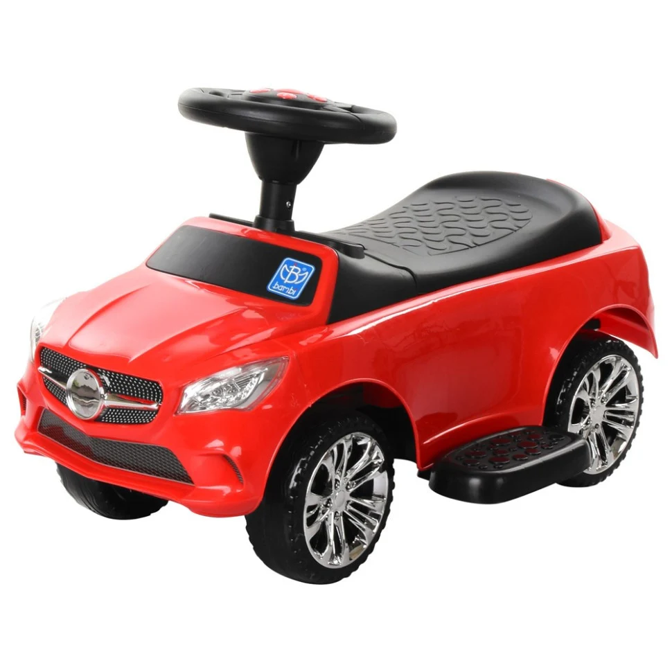 Дитяча каталка-толокар M 3503C-3 музична пластикова 68x28x90 см червона
