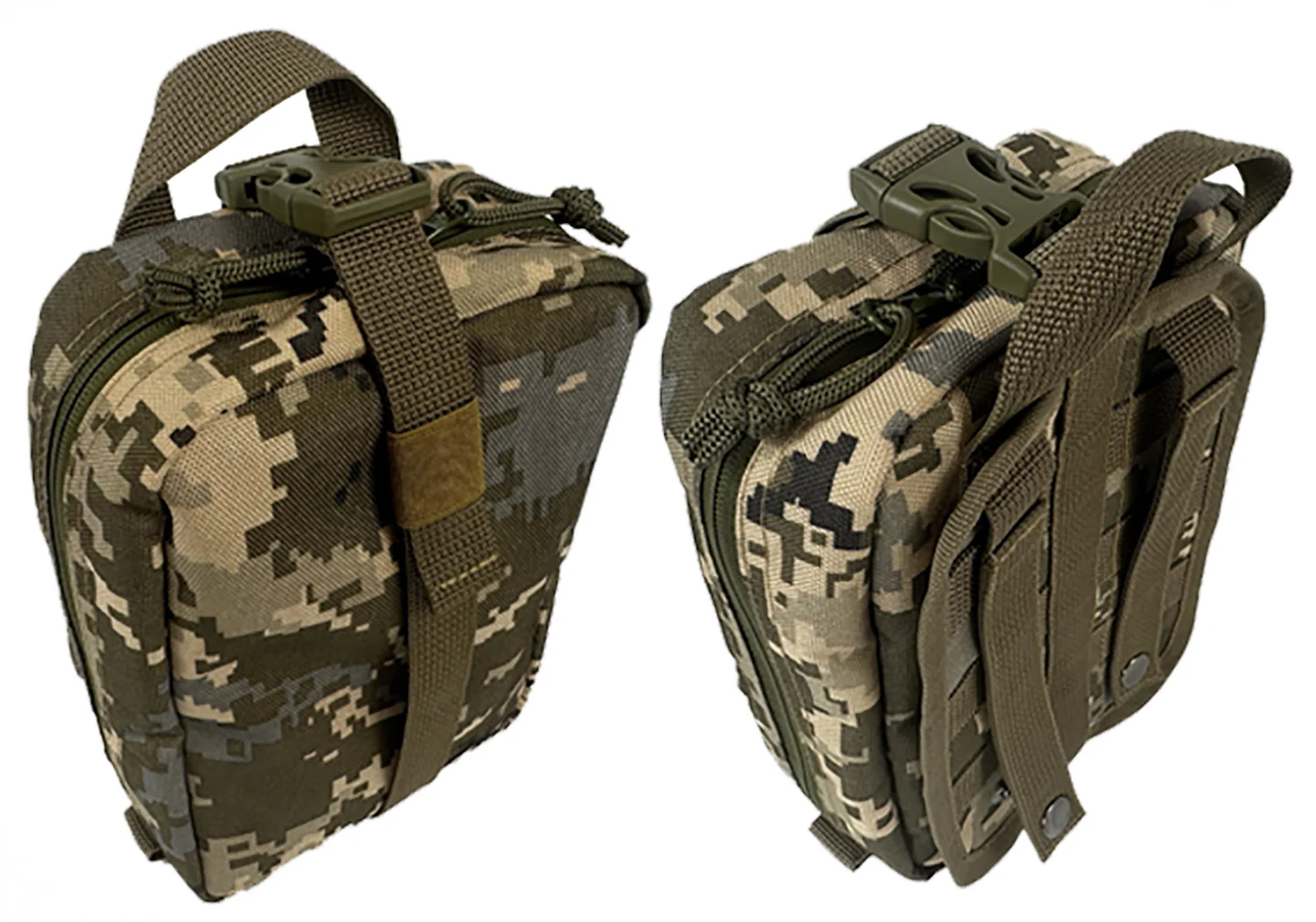 Підсумок аптечка тактична MOLLE швидкознімна 210х150х80 мм Cordura 1050 піксель ЗСУ MM-14