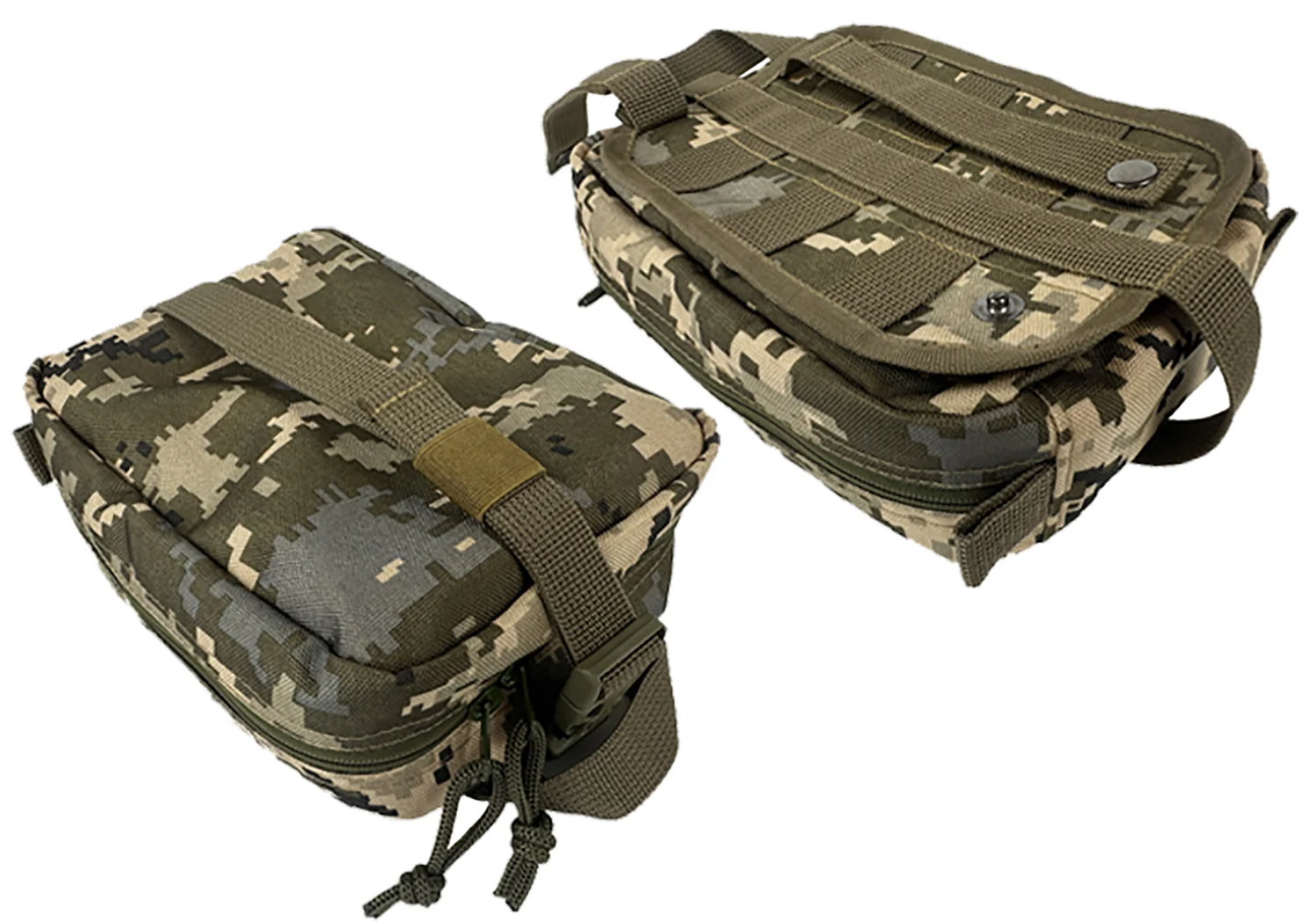 Підсумок аптечка тактична MOLLE швидкознімна 210х150х80 мм Cordura 1050 піксель ЗСУ MM-14