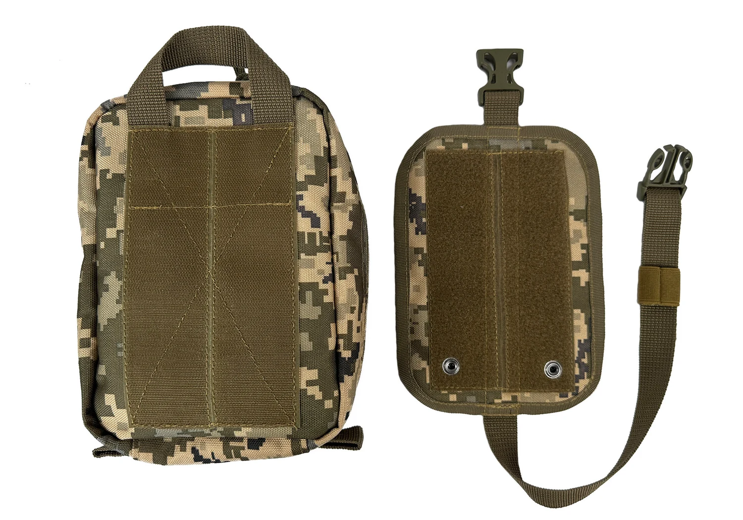 Підсумок аптечка тактична MOLLE швидкознімна 210х150х80 мм Cordura 1050 піксель ЗСУ MM-14