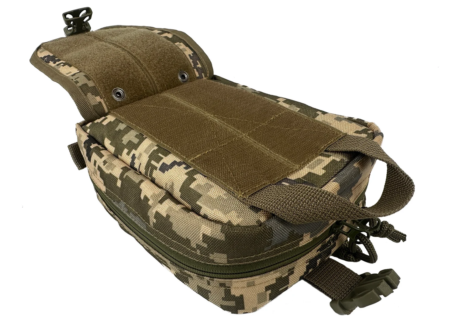 Підсумок аптечка тактична MOLLE швидкознімна 210х150х80 мм Cordura 1050 піксель ЗСУ MM-14