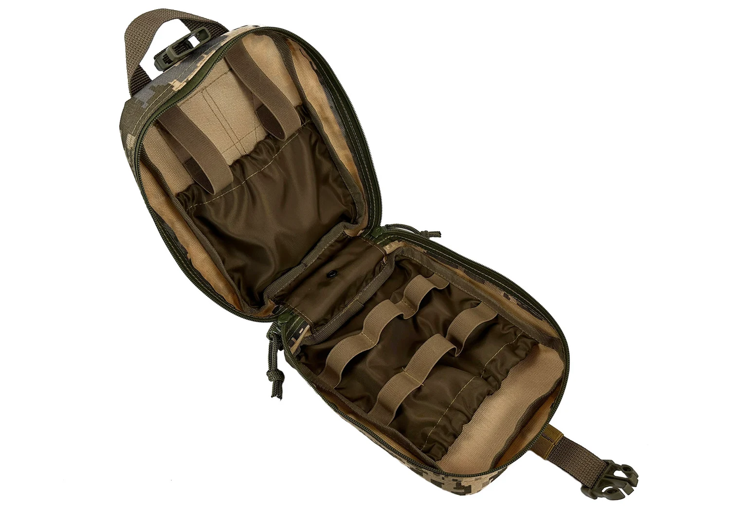 Підсумок аптечка тактична MOLLE швидкознімна 210х150х80 мм Cordura 1050 піксель ЗСУ MM-14