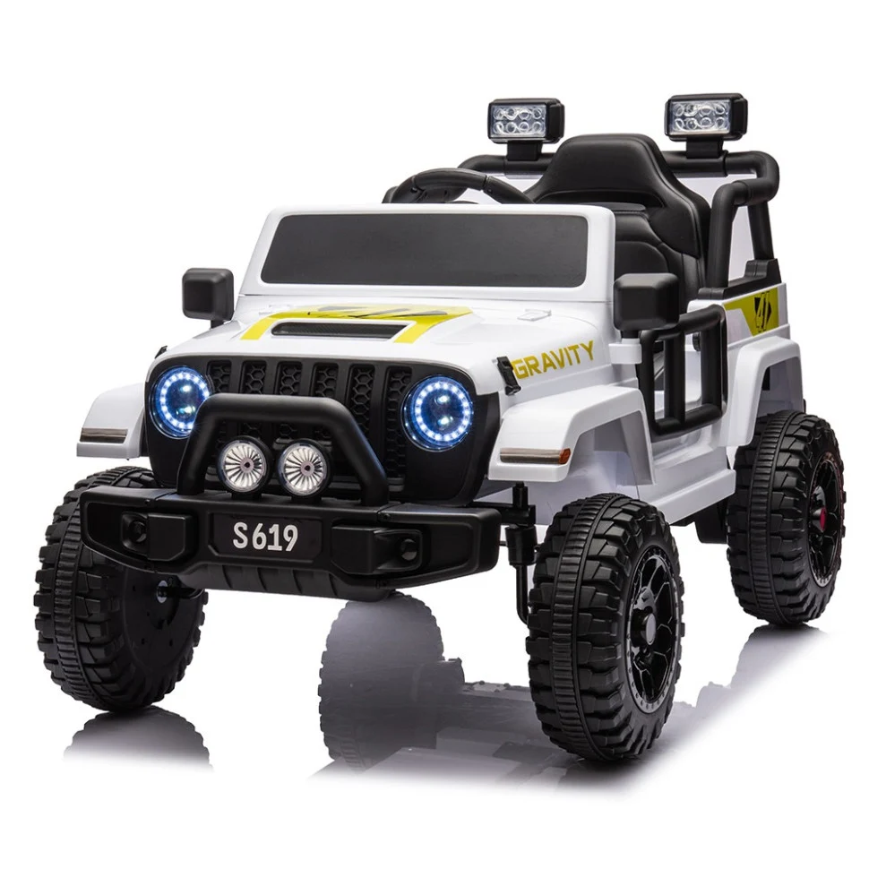 Дитячий електромобіль Джип M 5103EBLR 12V 7AH до 30 кг пластик чорний