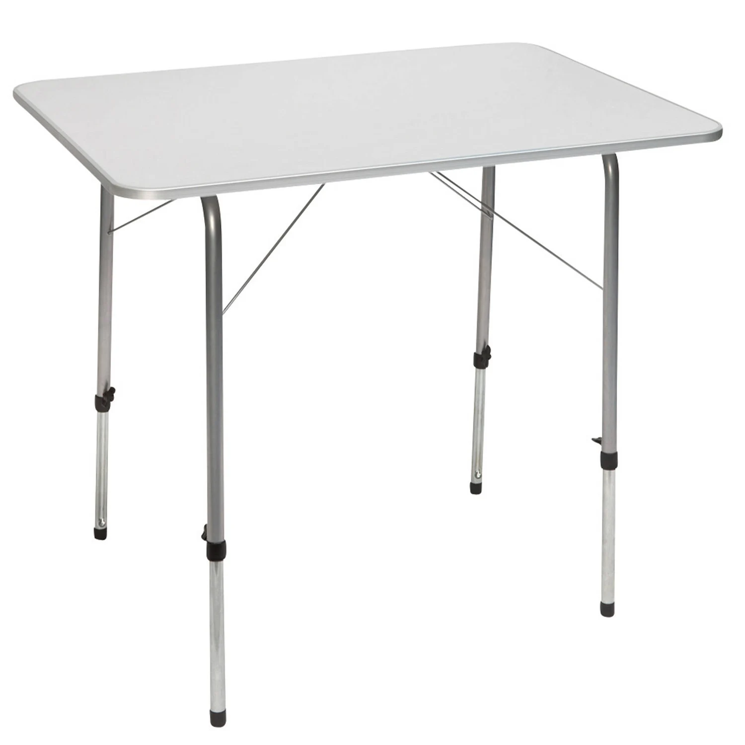 Стіл складний Bo-Camp Adjustable Height 80x60 см МДФ сірий 50-70 см
