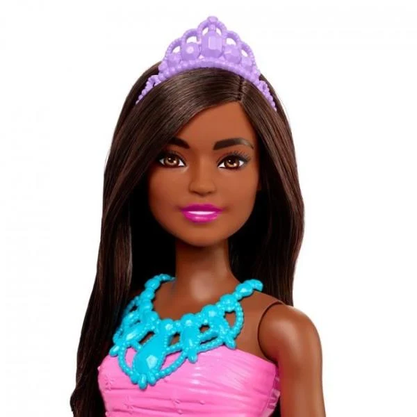 Лялька Barbie Дрімтопія принцеса 30 см пластикова темна шатенка у фіолетовій спідниці