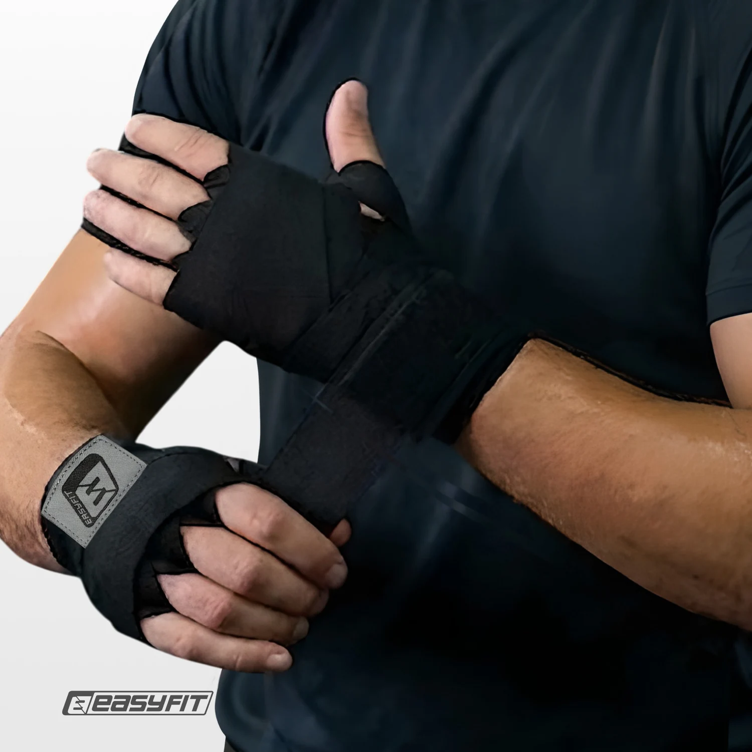 Бинти для боксу EasyFit Classic Wrap 4,5 м 50% бавовна 50% поліестер ширина 5 см