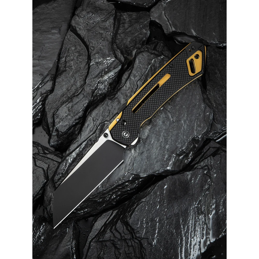 Складаний ніж Civivi Buster FG 106,8 мм Nitro-V G10 чорний-золотий