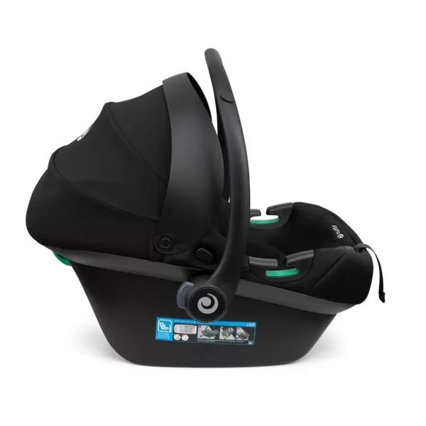 Автокрісло Tutis Elo Lux i-Size 0-36 кг ISOFIX текстиль чорний 61х29 см