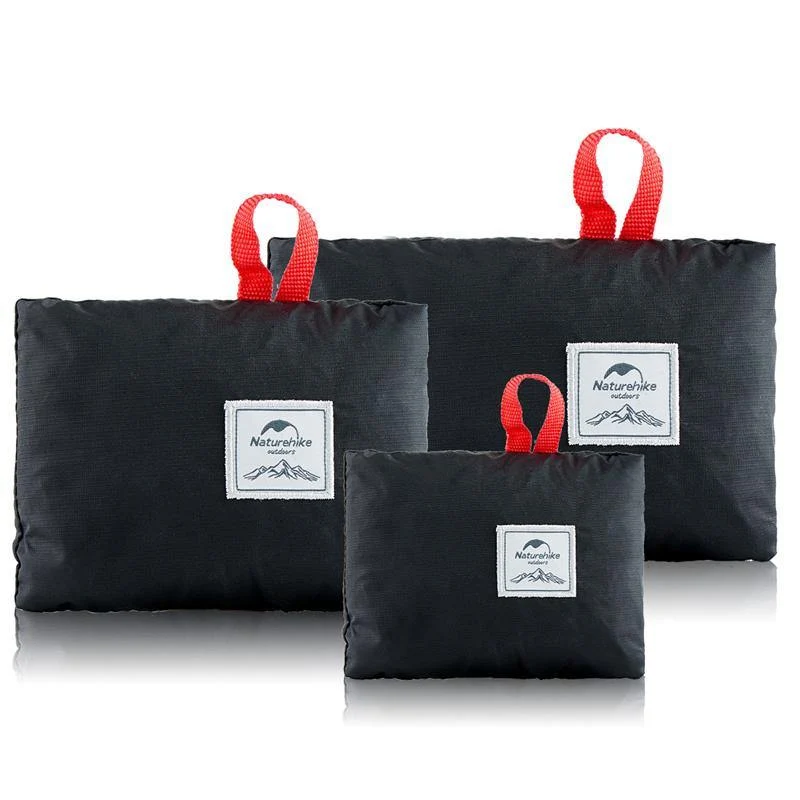 Коврик для пикника водоотталкивающий Naturehike NH17D050-B 200x145 см силиконовая ткань черный