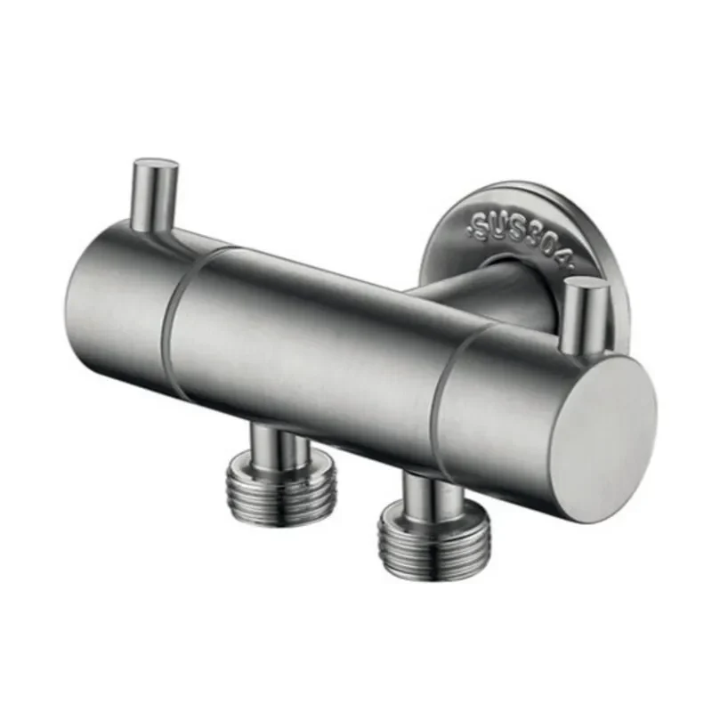 Кран запірний Zerix VAL-13-1/2x1/2x1/2 нержавіюча сталь SUS304 1/2"x1/2"x1/2