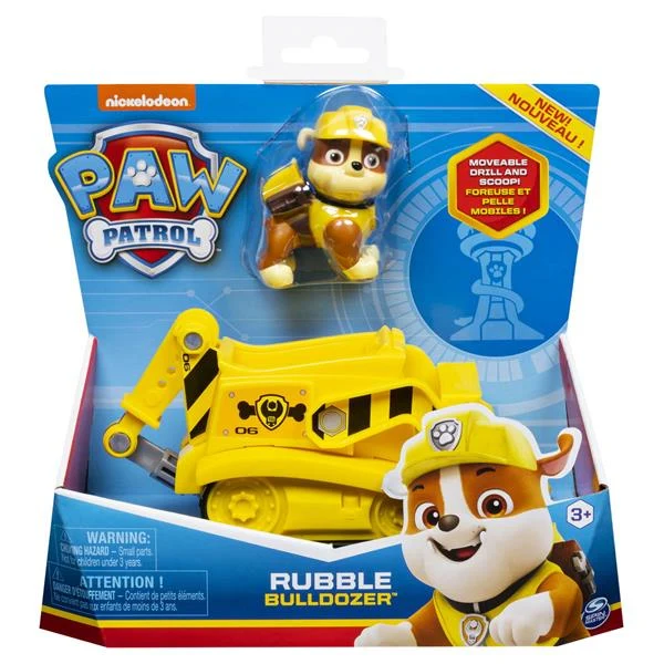 Ігровий набір Paw Patrol Бульдозер Кремез 2 шт Пластик Різнобарвний