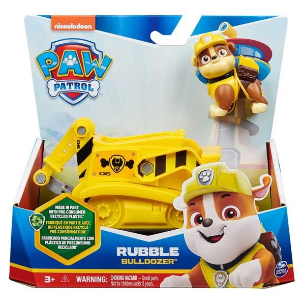 Ігровий набір Paw Patrol Бульдозер Кремез 2 шт Пластик Різнобарвний