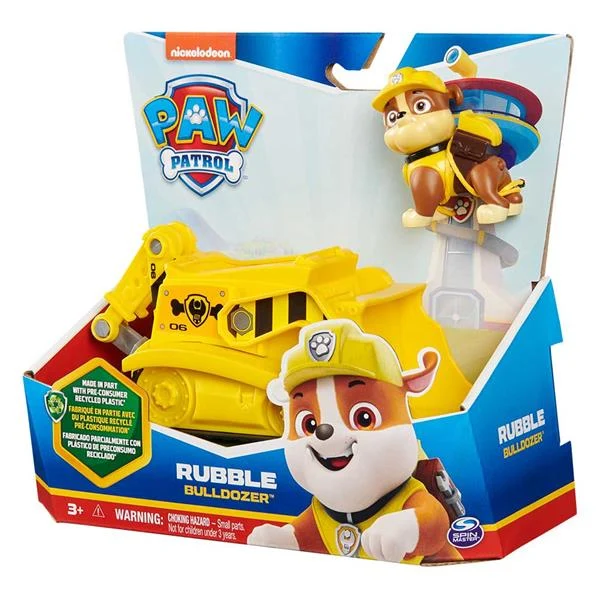 Ігровий набір Paw Patrol Бульдозер Кремез 2 шт Пластик Різнобарвний