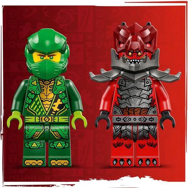 Конструктор LEGO NINJAGO Автомобіль для перегонів Лойда з інерційним двигуном 181 деталь Пластик Зелений