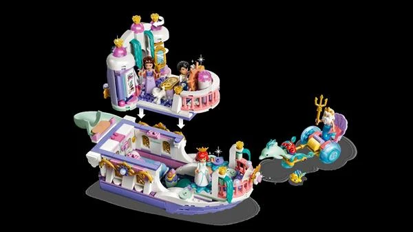 Конструктор LEGO Disney Принцеса Королівський весільний човен 519 деталей пластик різнобарвний