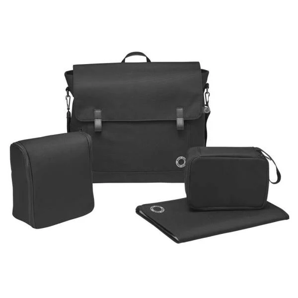 Багатофункціональна сумка Maxi-Cosi Modern Bag 16x38x33 см екошкіра чорна