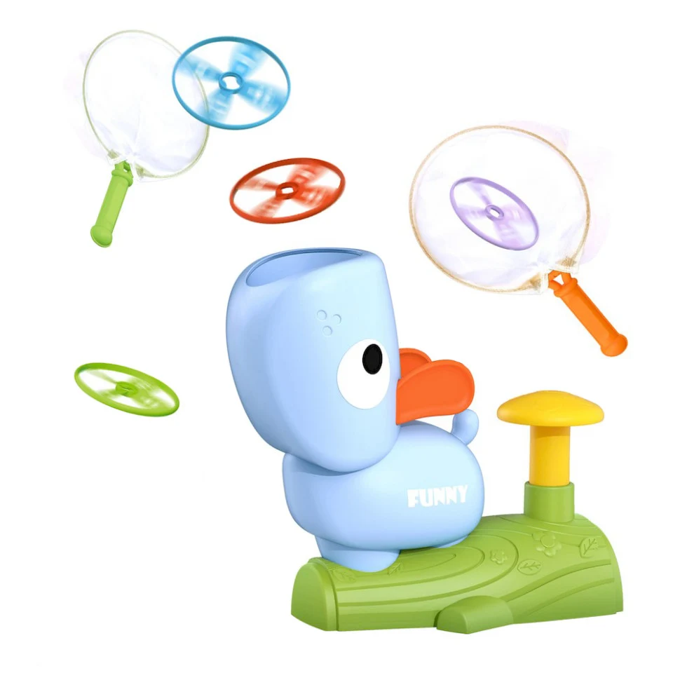 Гра-фрисбі Catching Games Little Bessn 201Y 2 сачка, 8 дисків, пластик, яскравий