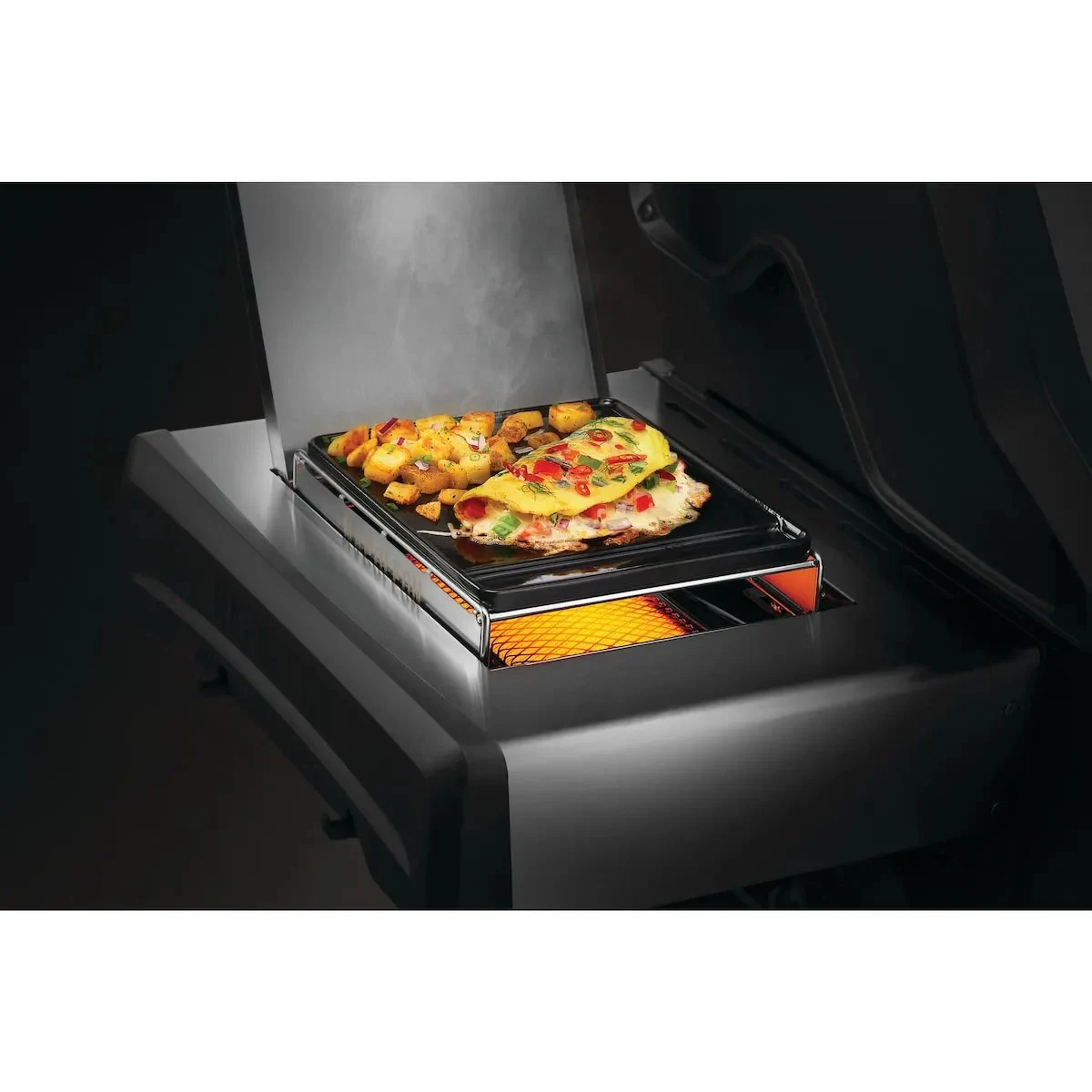 Чавунна планча Sizzle Zone 22,9х26,9 см з порцеляновою емаллю