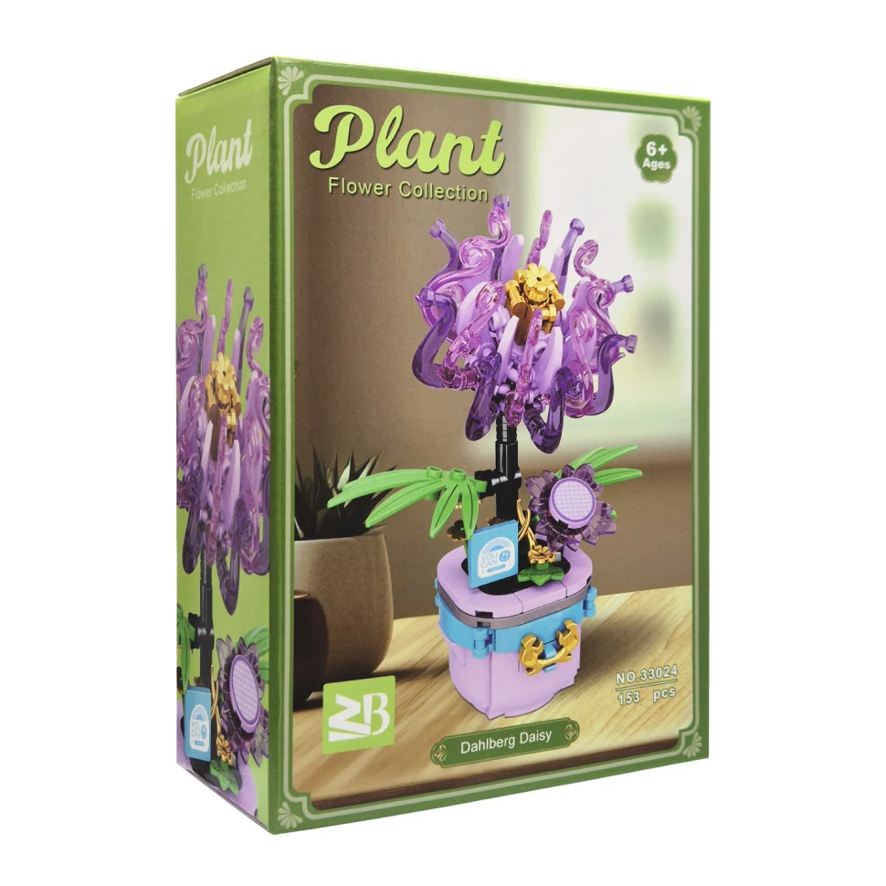 Дитячий конструктор Plant Flower Collection 33024 153 деталі пластик різнобарвний