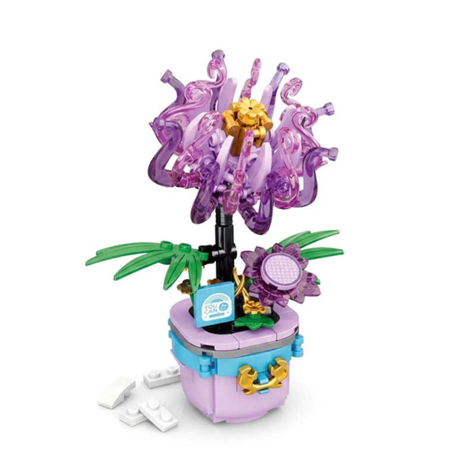 Дитячий конструктор Plant Flower Collection 33024 153 деталі пластик різнобарвний