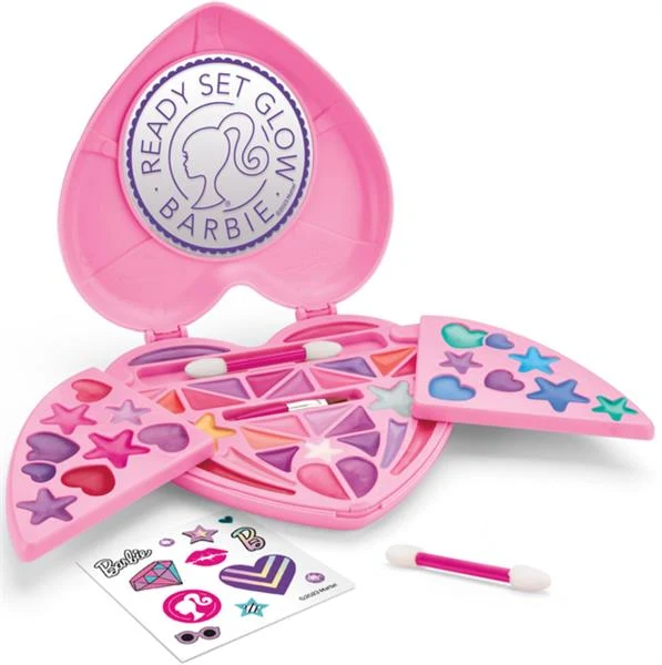 Набір дитячої косметики Barbie All in One Beauty Compact 3 шт пластикова Рожевий