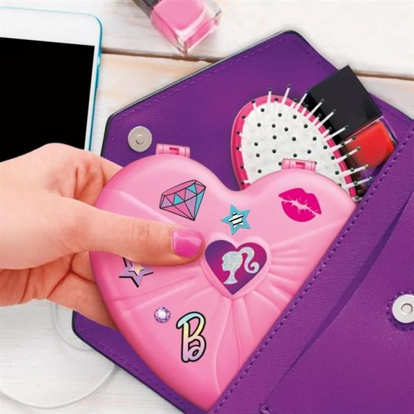 Набір дитячої косметики Barbie All in One Beauty Compact 3 шт пластикова Рожевий