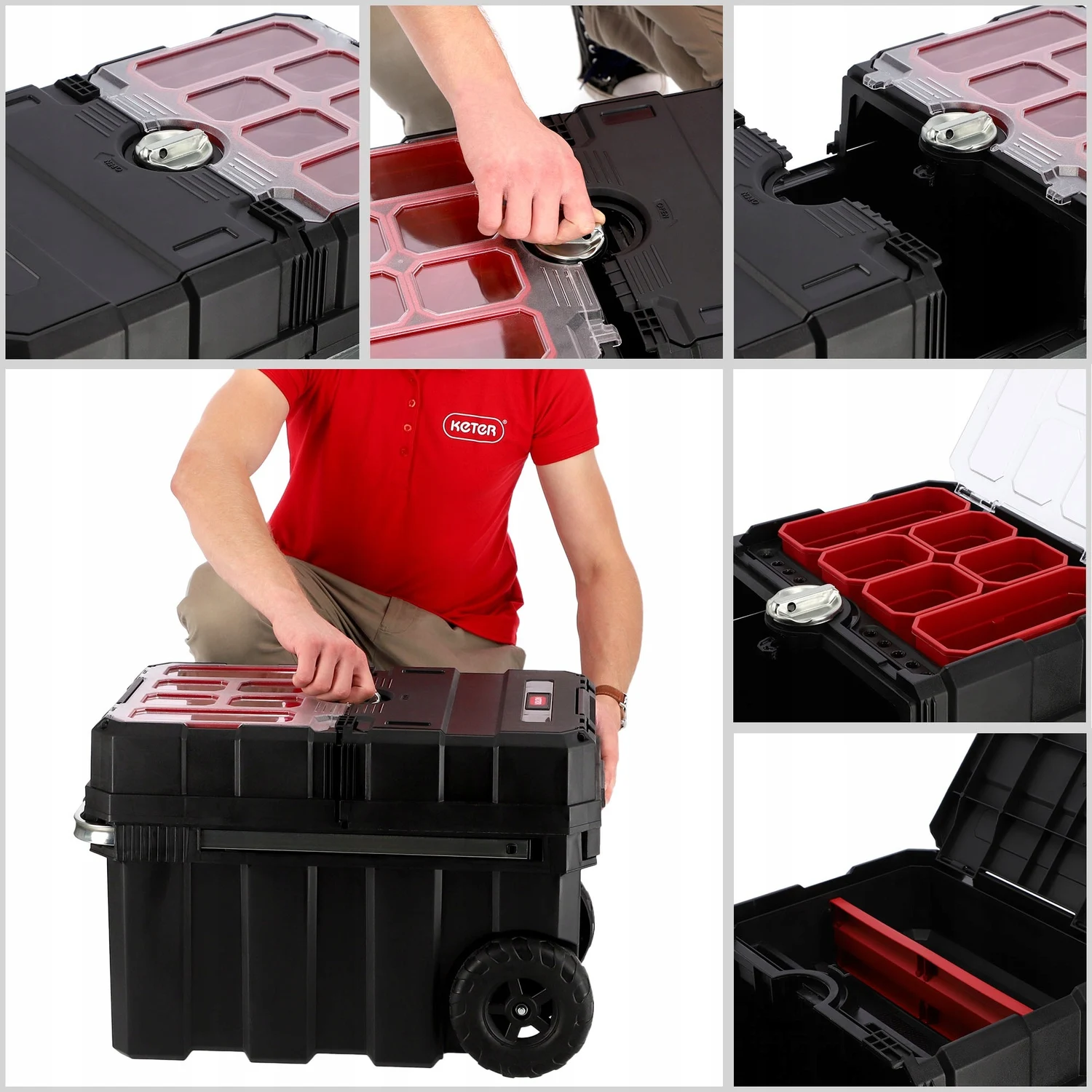Ящик для інструментів Keter Master Loader 65,3 л пластик 616x378x415 мм