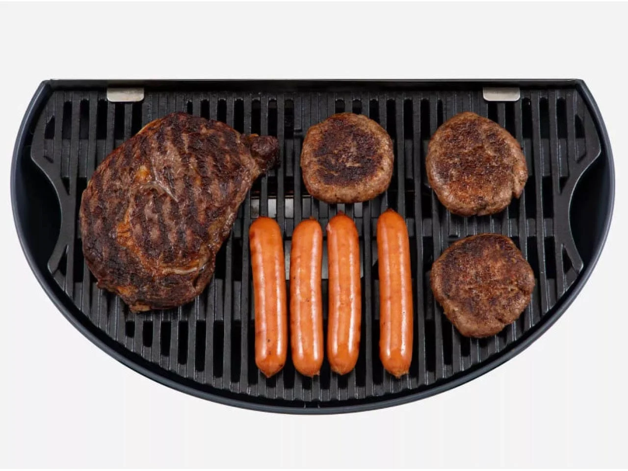 Газовий гриль O-Grill 500 переносний 58,5x21,5x56,7 см чавун срібло