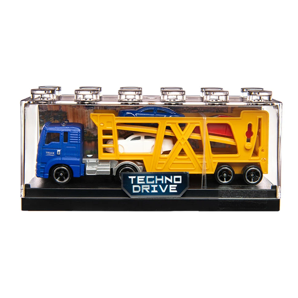 Колекційна автомодель Автоперевізник 1:64 пластиковий різнобарвний бокс