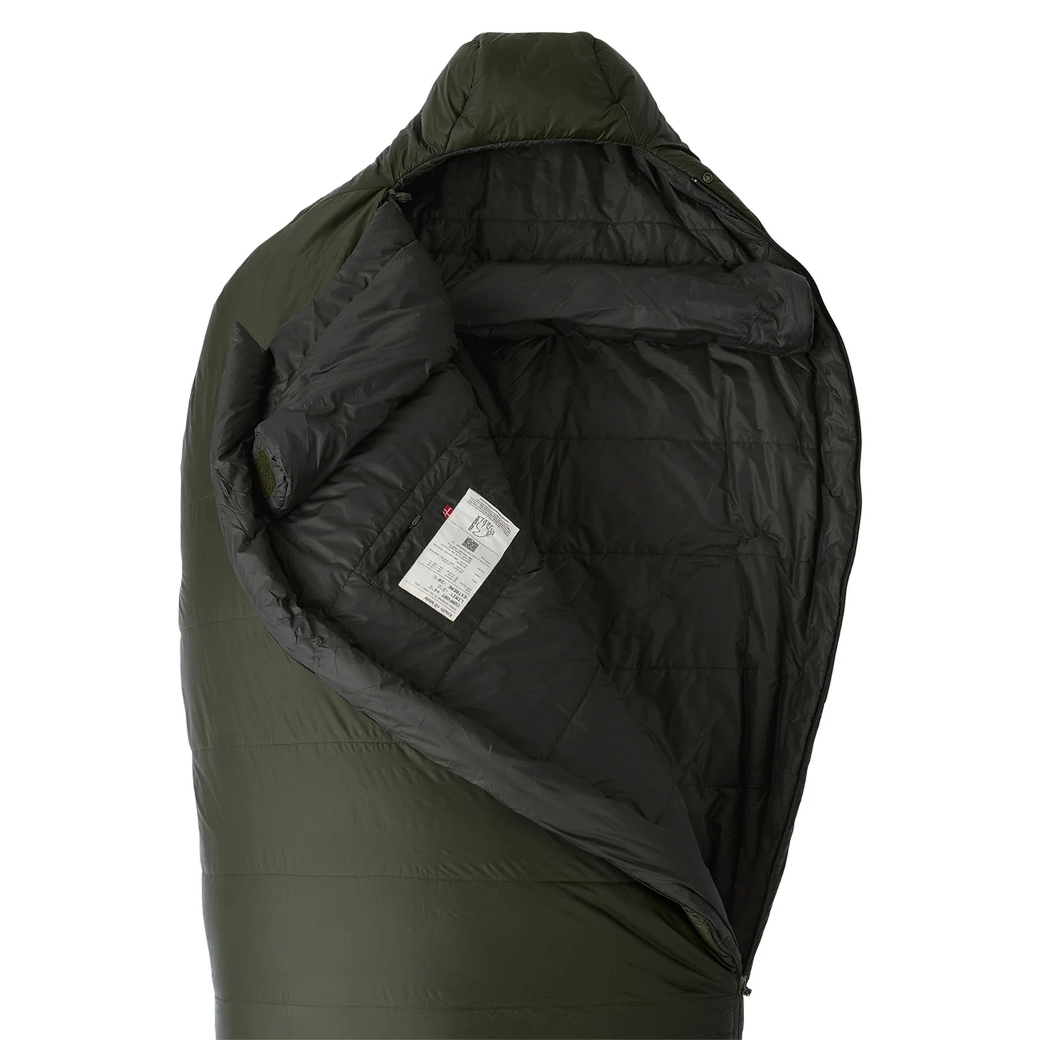 Спальний мішок Nordisk Knuth 0°C L Wide 220х100 см Нейлон 20D Зелений