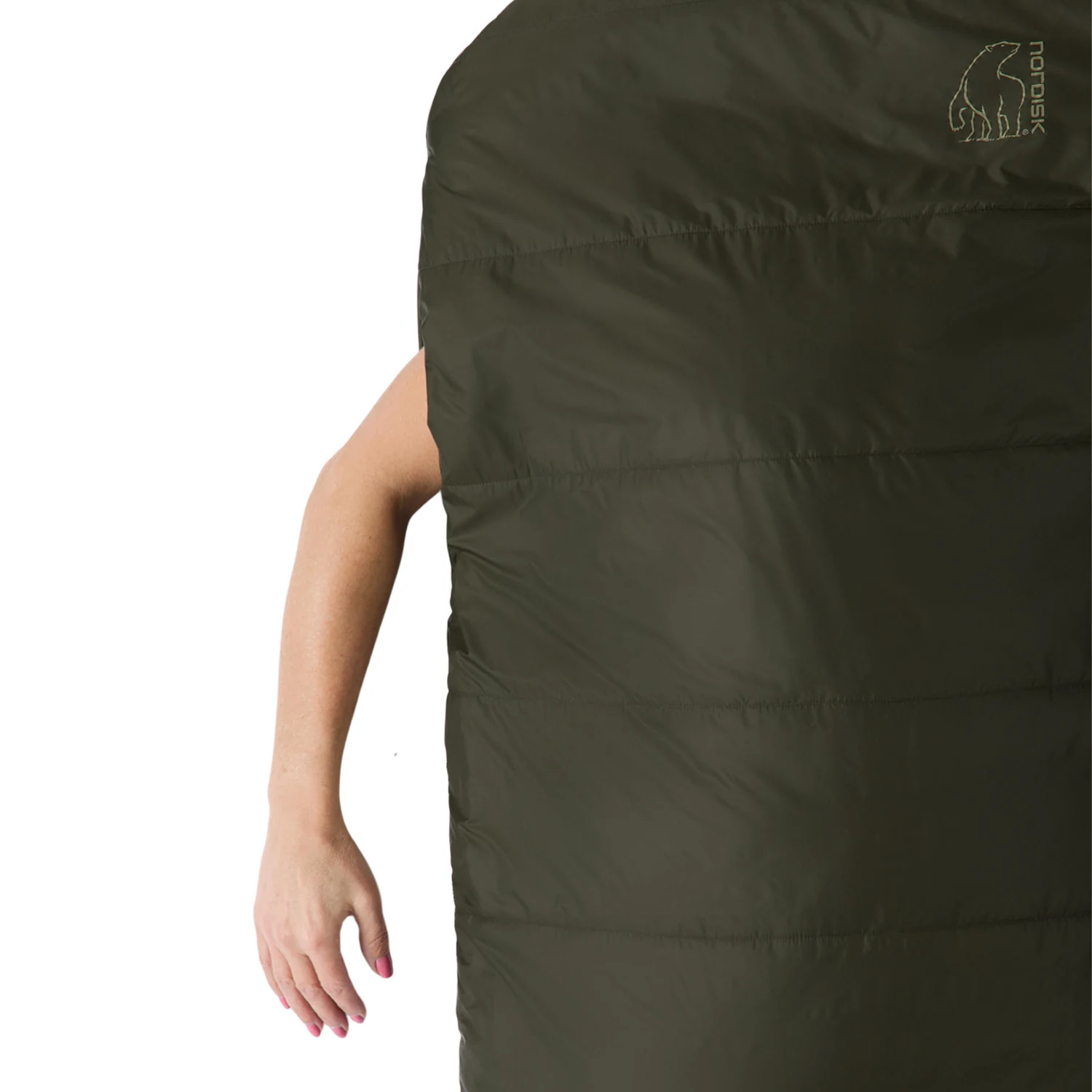 Спальний мішок Nordisk Knuth 0°C L Wide 220х100 см Нейлон 20D Зелений