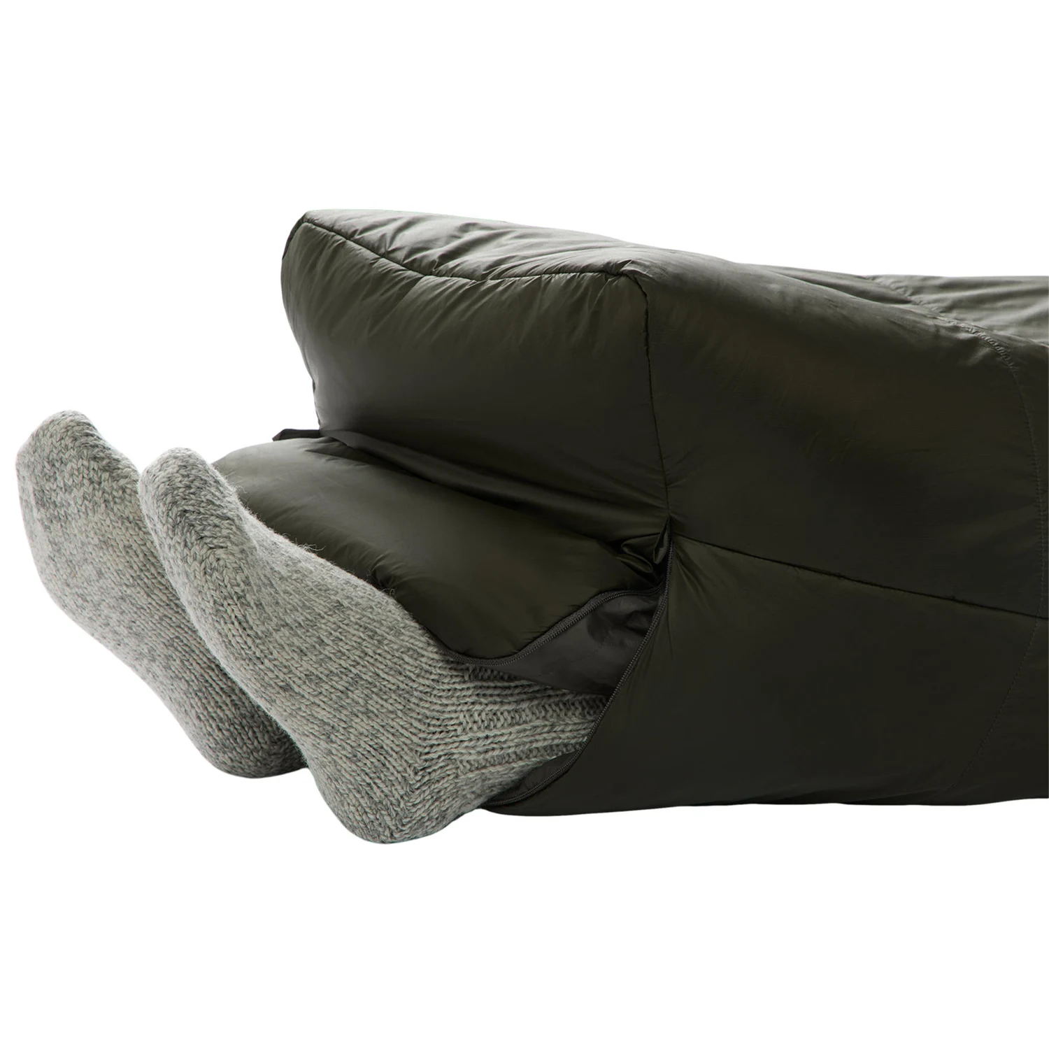 Спальний мішок Nordisk Knuth 0°C L Wide 220х100 см Нейлон 20D Зелений