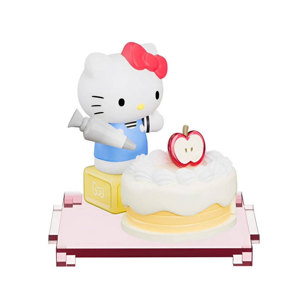 Фігурка-сюрприз Hello Kitty Яблучний воркшоп 5 см пластикова пастельна