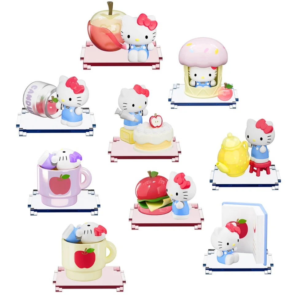 Фігурка-сюрприз Hello Kitty Яблучний воркшоп 5 см пластикова пастельна