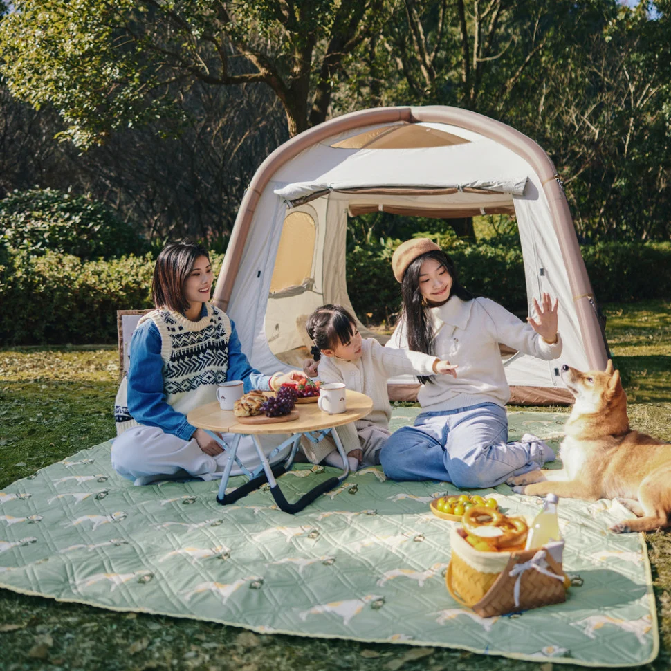 Коврик для пикника Naturehike CNK2350WS010 210х240 см полиэстер голубой