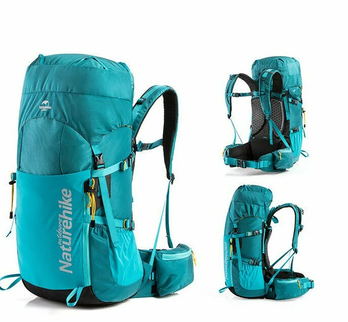 Рюкзак туристичний Naturehike NH18Y045-Q 45 л нейлон блакитний