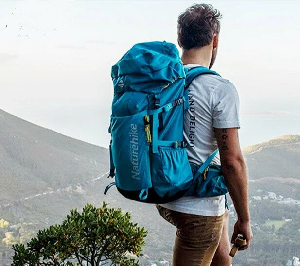 Рюкзак туристичний Naturehike NH18Y045-Q 45 л нейлон блакитний