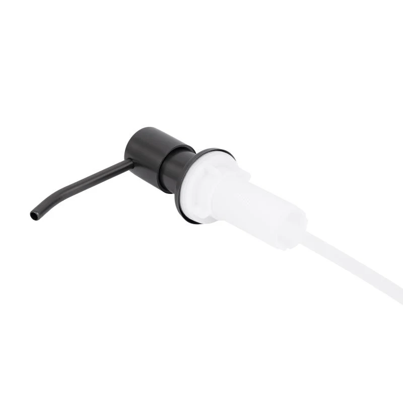 Дозатор для миючого засобу круглий Acsis LA30 Brushed Black PVD чорний