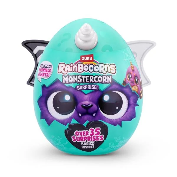 М'яка іграшка Rainbocorns Monstercorn Surprise Плюшевий монстр Різнобарвний Середній до 50 см