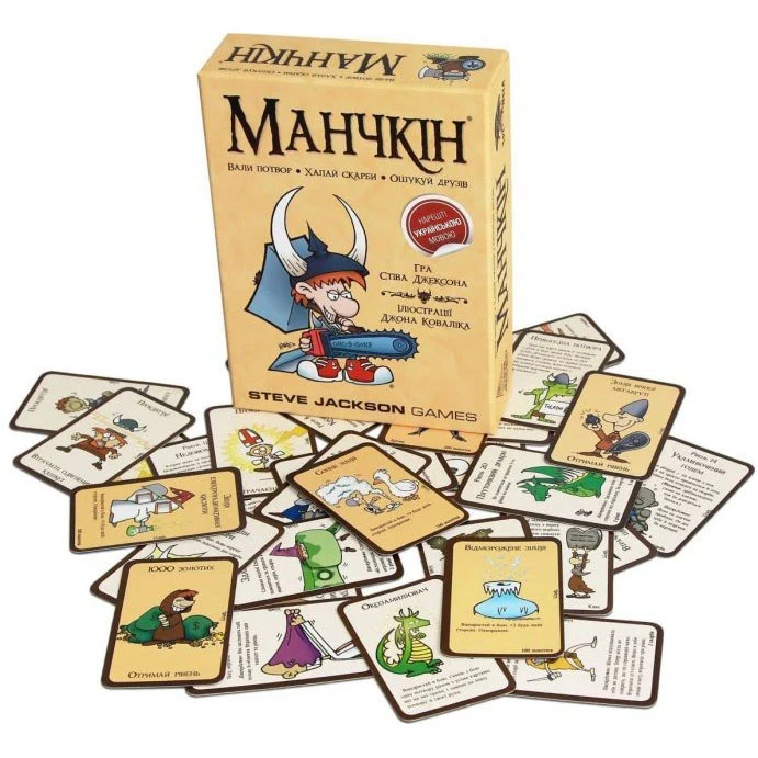 Настольная игра Манчкин Третья Планета 168 карт картон для 3-6 гравців українською