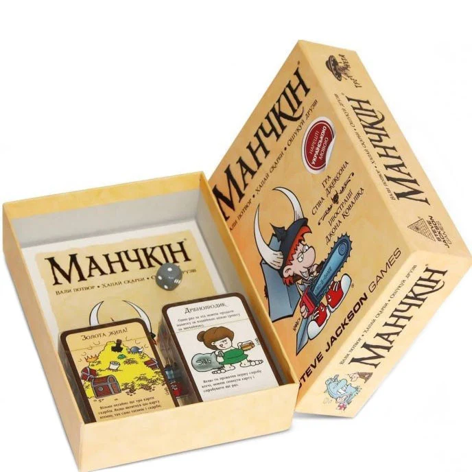 Настольная игра Манчкин Третья Планета 168 карт картон для 3-6 гравців українською