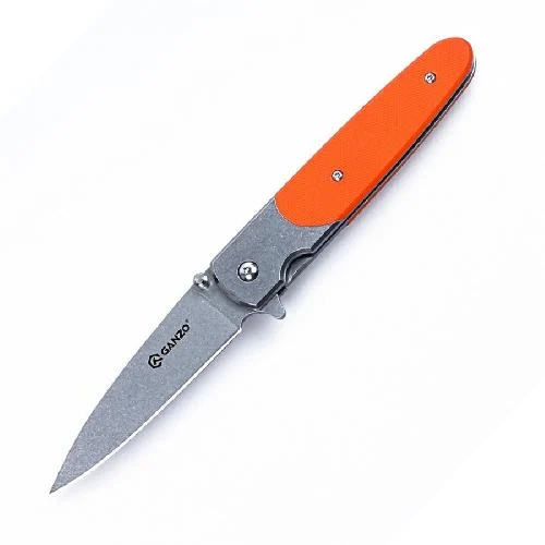Ніж складаний Ganzo G743-2 87 мм 440С G10 оранжевий