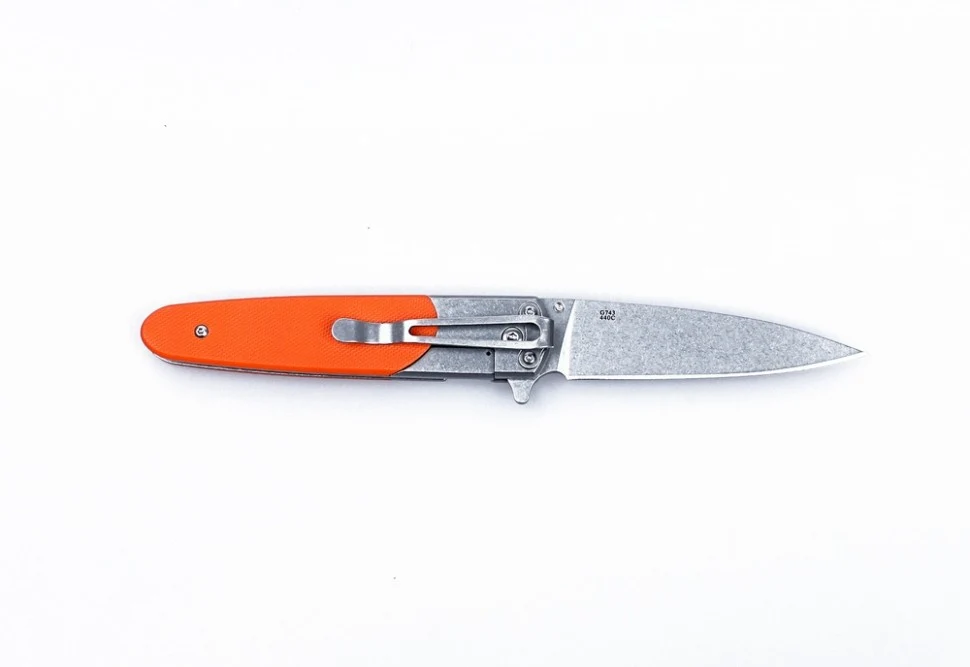Ніж складаний Ganzo G743-2 87 мм 440С G10 оранжевий