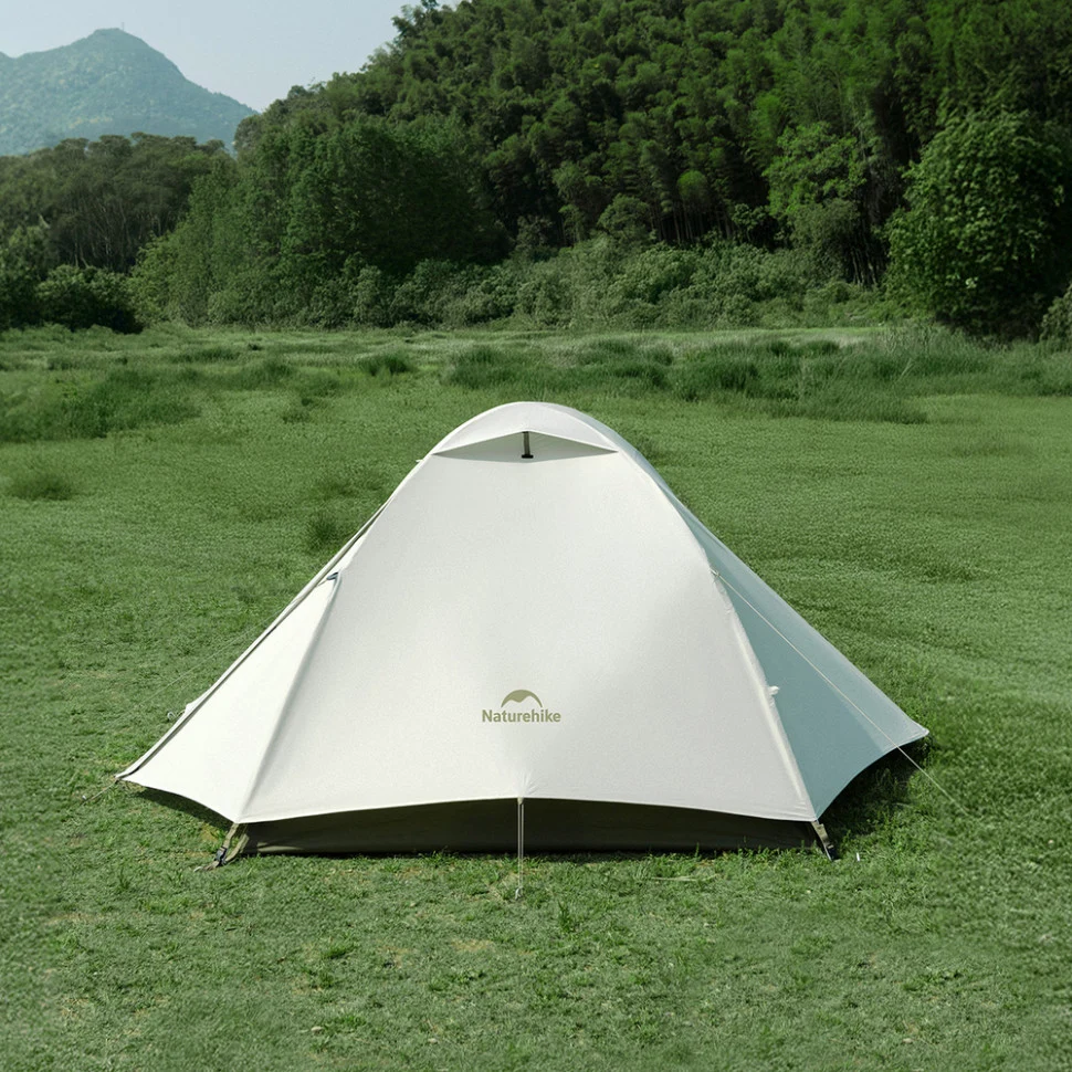 Палатка двухместная Naturehike Greek Style CNK2300ZP024 трёхсезонная купольная 210x230x115 см полиэстер светло-кофейный