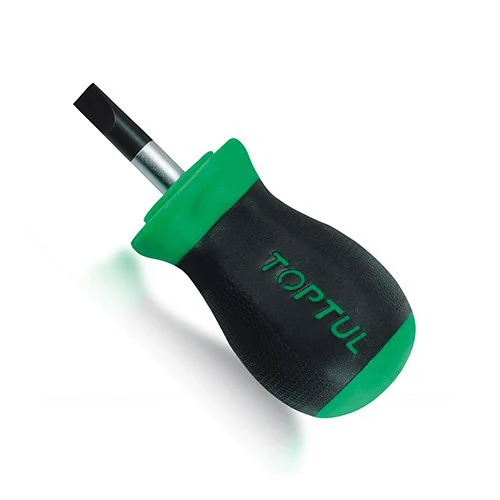 Шліцева викрутка TOPTUL FABB0403 4x25 мм пластикова чорна