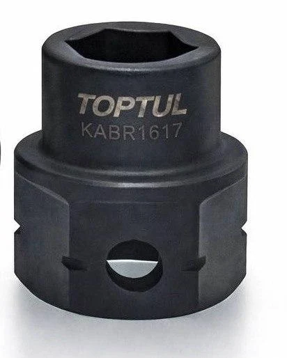 Головка торцева ударна низькопрофільна 1/2" 17 мм сталь KABR1617
