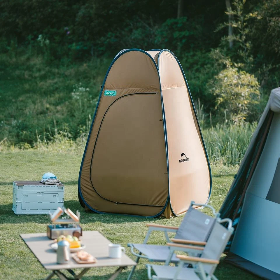 Душовий намет Naturehike NH17Z002-P 115x115x190 см 210D Оксфорд коричневий